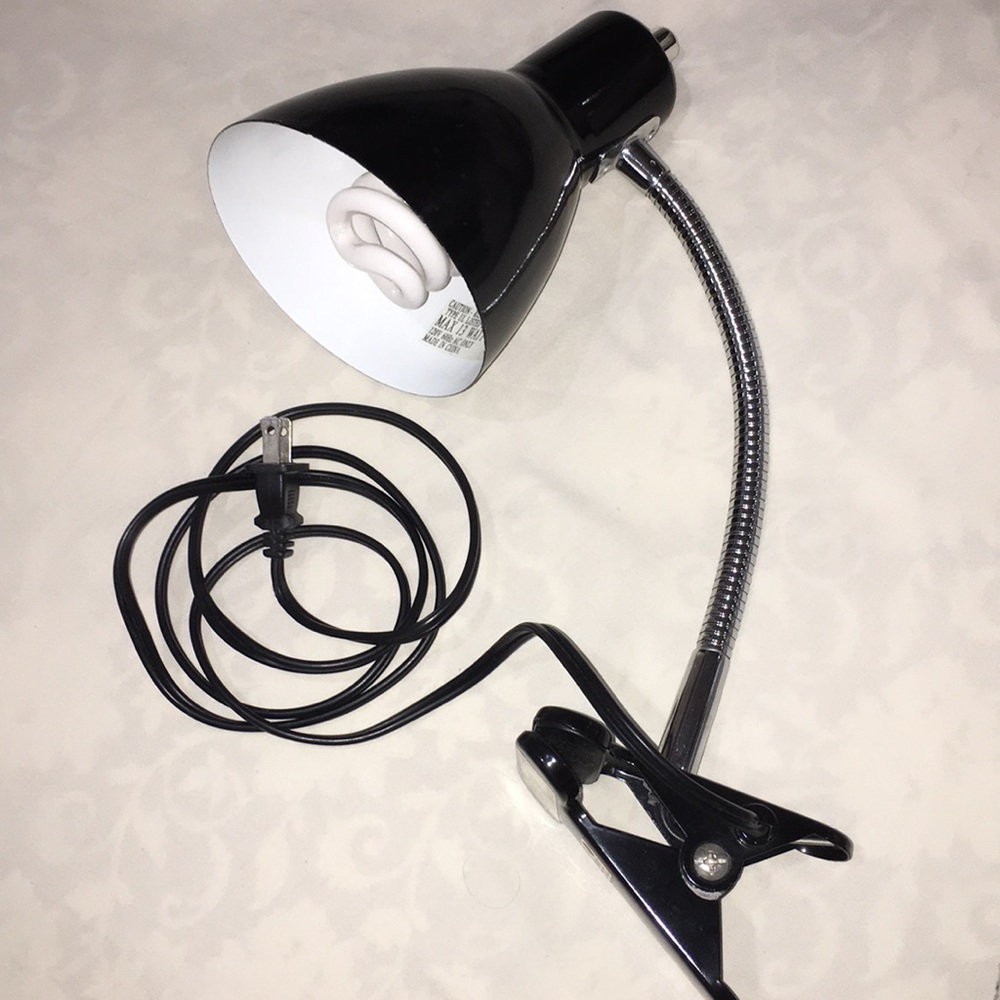 Black Desk Lamp With Clamp